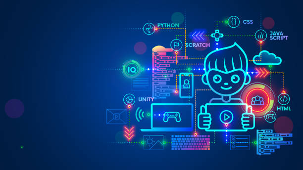 Kids building and coding projects