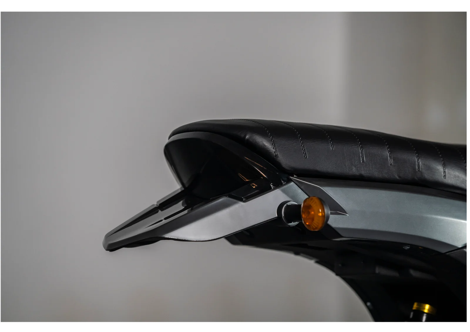 Close-up of the seat