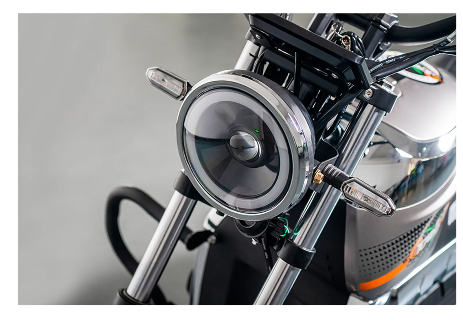 Close-up of the LED Light